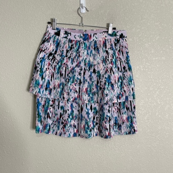 J Crew Purple Accordion Pleated Skirt 0 - Picture 6 of 6